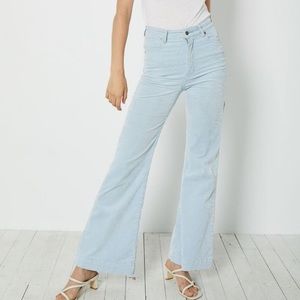 ROLLAS - East Coast Flare Corduroy Baby Blue